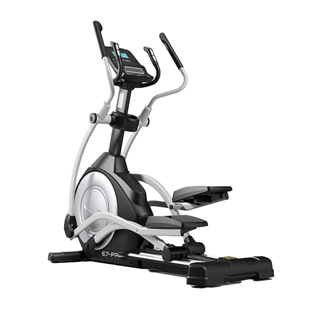 Elliptical machine for low-impact cardio and full-body workout